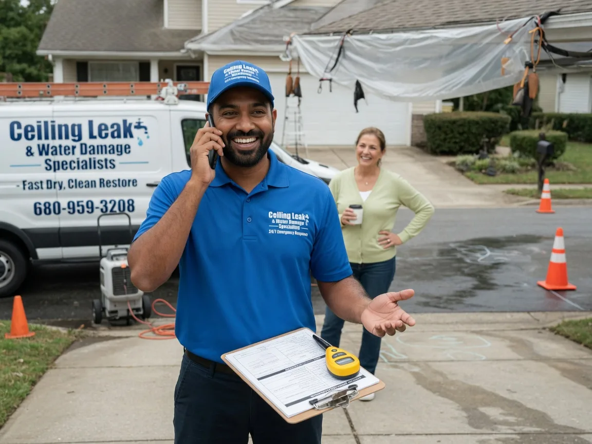 Ceiling Leak Cleanup Rossville, TN FAQs